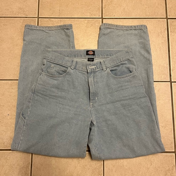 Dickies Light Blue Denim Jeans - Picture 4 of 6
